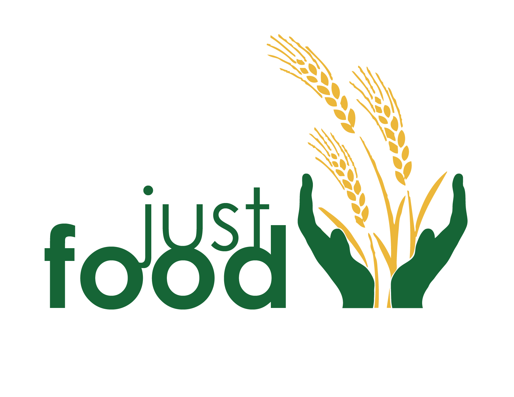 Just Food logo hands and wheat