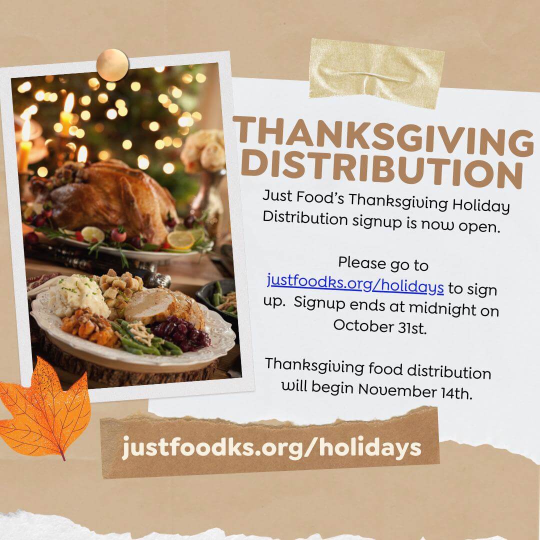 Thanksgiving Distribution Just Food